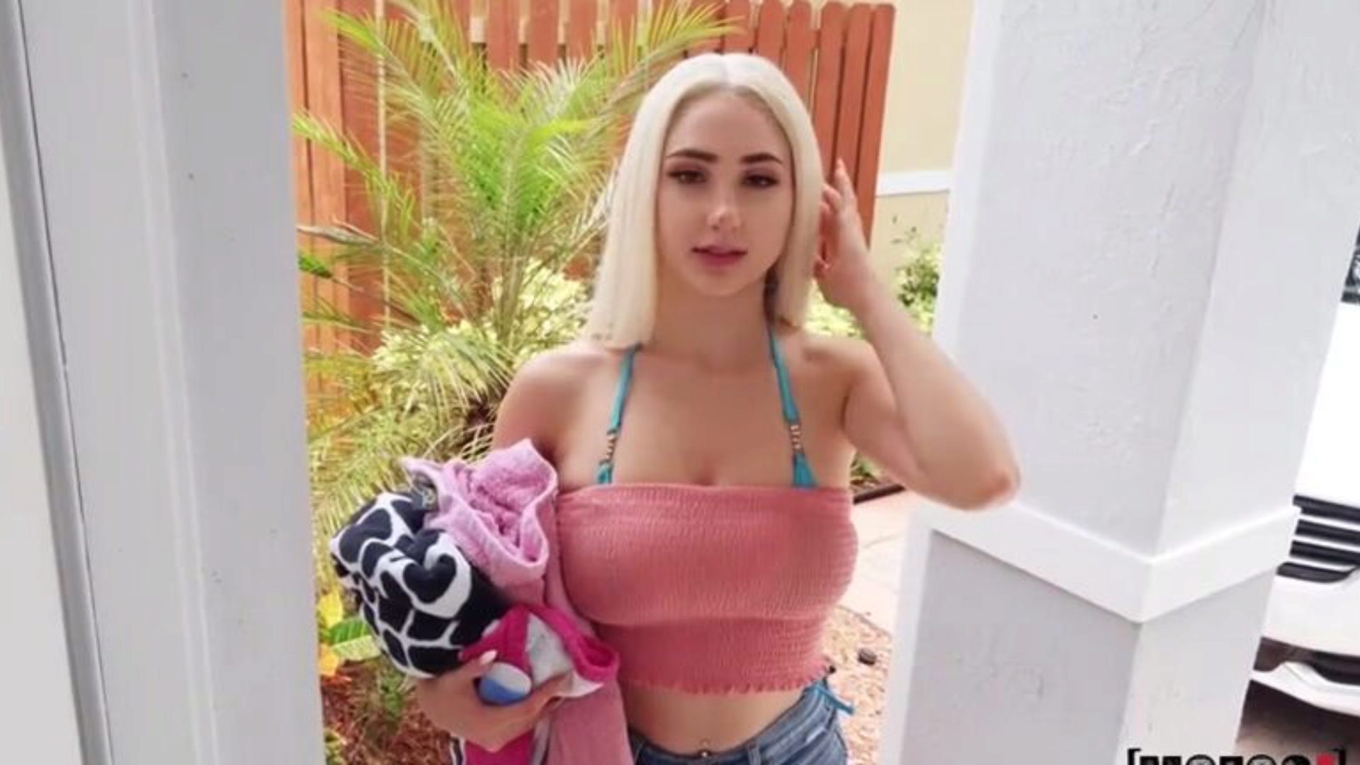 stripecam - Creep Cams Neighbor Angel during the time that Swimming But by some miracle this honey did not mind him filming her! That Babe said that hottie even loves it, and would definitely sit on this feller's Dong.