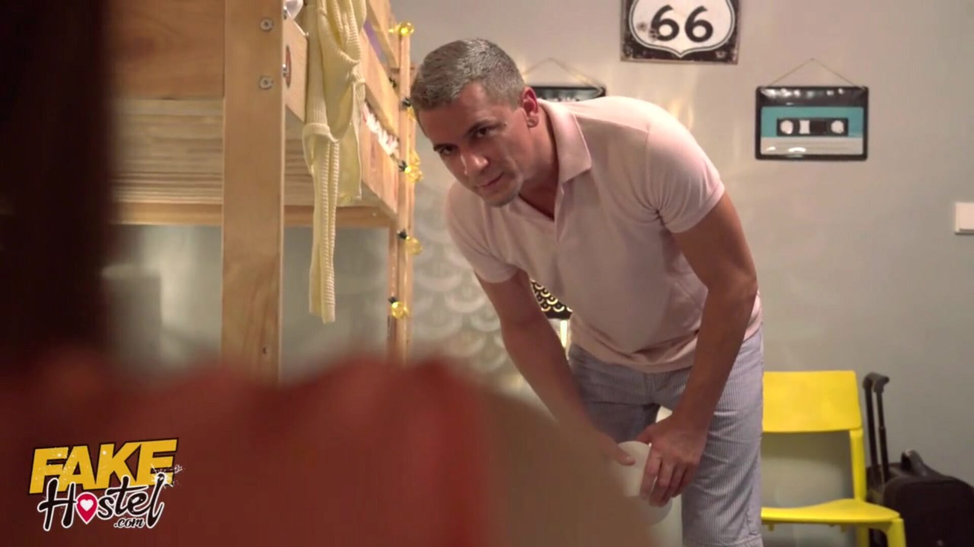 Fake Hostel Japanese sweetheart Rae Lil Black banged firm in front of her friend